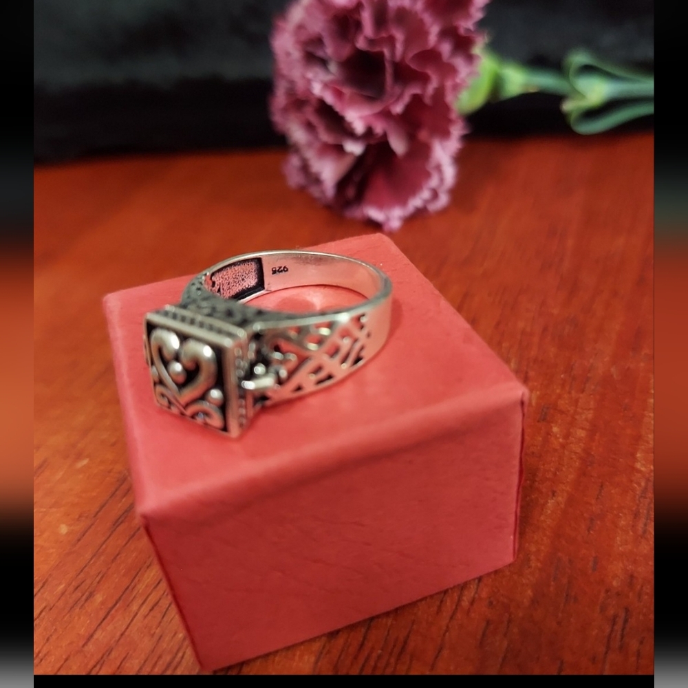 Handcrafted Poison Heart Ring (8.25) - Picture 12 of 12